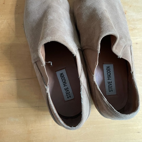 Steve Madden Cognac Suede Pointed Bootie - Picture 6 of 8